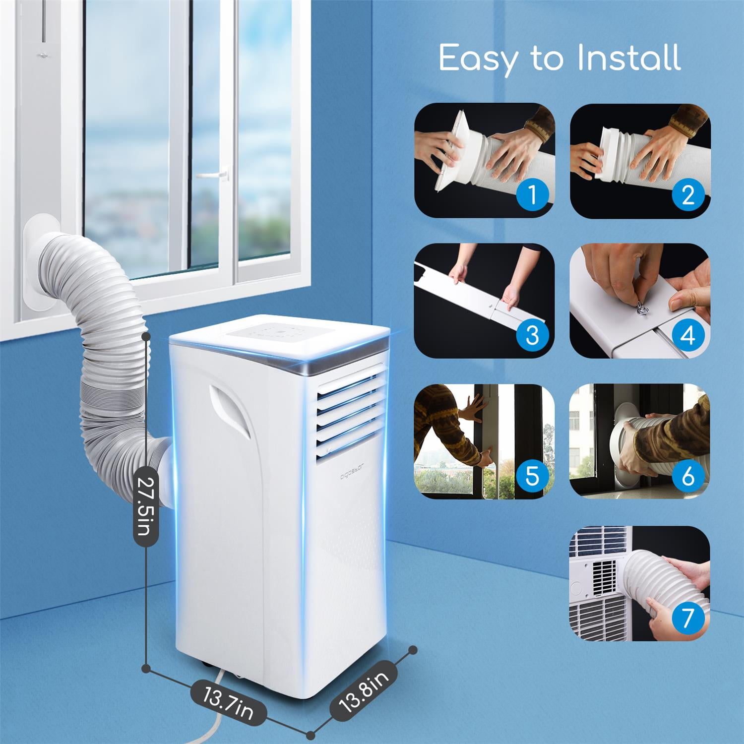 aigostar 10000 btu portable air conditioner