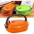 thumbnail image 3 of ERSAN-1 Layer Portable Stackable Supper Dinner Lunch Box,Stainless Steel Insulated Food Storage Box Food Warmer Bento Box Hot Food Lunch Containers, 3 of 4
