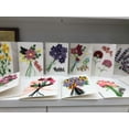 thumbnail image 4 of Greeting Card Making Kit. Lilac Flowers DIY Quilling Kit F07M3-5-FL1, 4 of 4