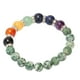 thumbnail image 2 of Pulsera De Chakra Cuerda Elástica Alivio Del Estrés Relajante Pulsera De Cuentas Estrechamente Conectada Para Meditación Fiesta Curación Verde, 2 of 5