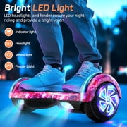 UNI-SUN Flash Wheel Hoverboard, Built-in Bluetooth and LED Lights