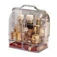 thumbnail image 1 of 1PC Makeup Storage Organizer With Lid And Drawers Acrylic Cosmetic Display Case, 1 of 5