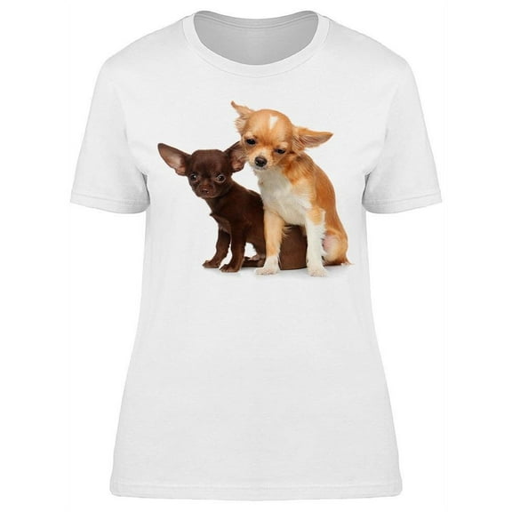 Chihuahua Dogs Sitting T-Shirt Women -Image by Shutterstock, Female x-Large
