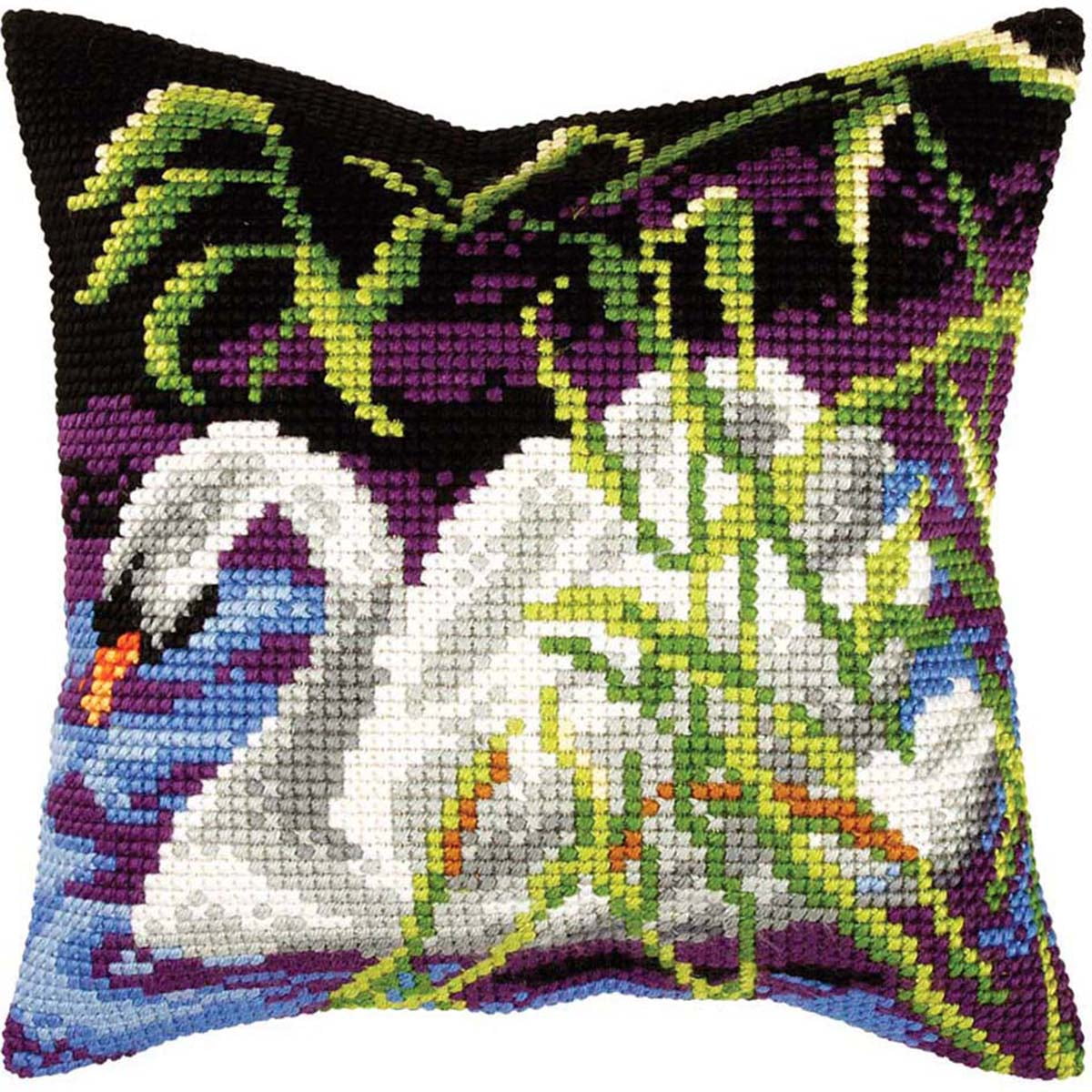 Orchidea Christmas Tree Pillow Cover Needlepoint Kit