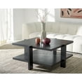 thumbnail image 2 of SAFAVIEH Couture Quigley Contemporary Oak Veneer Coffee Table, Black, 2 of 11