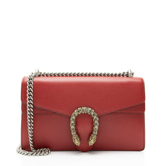 Pre-Owned Gucci Leather Crystal Dionysus Medium Shoulder Bag
