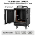thumbnail image 3 of KFFKFF Insulated Food Pan Carrier, 81 Qt Hot Box for Catering, Food Box Carrier with Double Buckles, Front Loading Food Warmer with Handles, 3 of 9