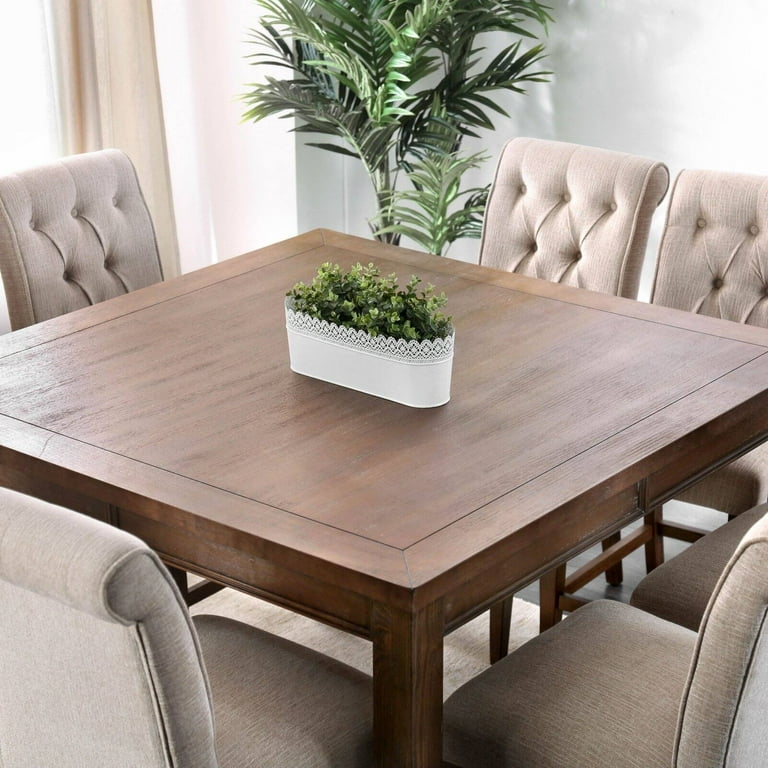 Square dining table for 8 counter height deals