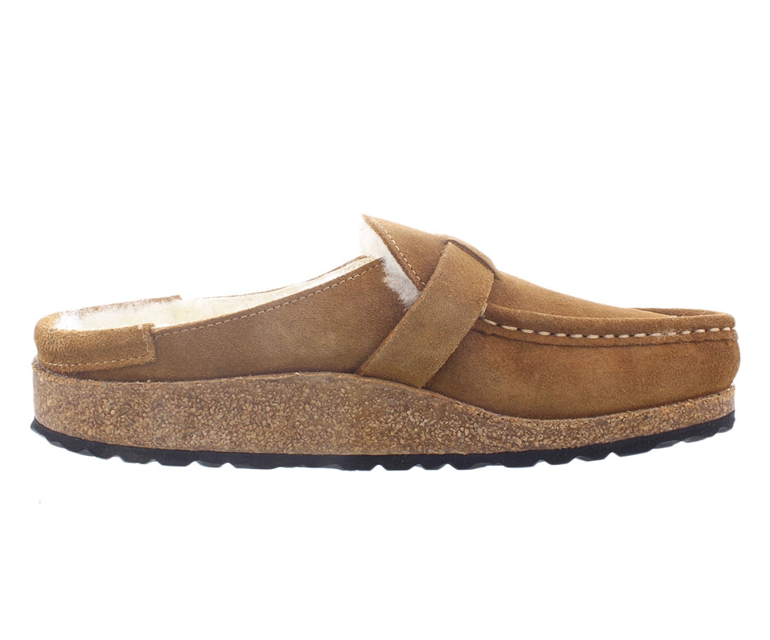 Birkenstock Womens Buckley Suede Slip On Mules