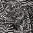 thumbnail image 7 of Ambesonne Modern Valance & Curtain, Abstract Lines Grid Ornate, 55"x24", Charcoal Grey and Pale Tan, 7 of 7