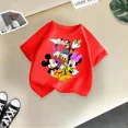 thumbnail image 3 of Linda camiseta de algodón para niños de la familia Disney de Mickey, ropa de verano para niños, camisetas casuales de calle para niños y niñas, camisetas para niños, ropa para niños, 3 of 5