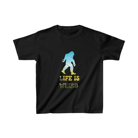 Bigfoot Kids Heavy Cotton™ Tee Shirt, Life is Weird
