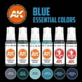 thumbnail image 3 of AK Interactive 3G Essential Colours - Blue Set New, 3 of 3