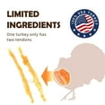 thumbnail image 2 of iPaw Turkey Tendons for IRF13 Dogs, Turkey 100% from USA, Hypoallergenic, All Natural Human Grade Puppy Chew, Dog Treats for Signature Series, Rawhide Alternative, 1 Unit/Pack Strip (Large), 2 of 3