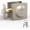 Satin Nickel, variant on Mega Handles - ROBELL Entry Deadbolt Lock - Heavy Duty Square Locking Deadbolt for Left or Right-Handed Doors - Interior/Exterior - Satin Nickel