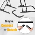 thumbnail image 6 of Bicycle Floor Parking Rack Stand, 3 Bikes, Adjustable for Fat Bike, Indoor Home Garage Storage, 6 of 6