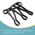 thumbnail image 5 of Uxcell Spring Hooks Snap Clip Hooks 25x9x2mm Electroplated Iron Black 60Pack, 5 of 5