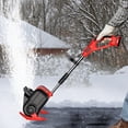 thumbnail image 3 of Paddsun Electric Snow Blower, 20V 12 inch Cordless Battery Powered Snow Thrower with Adjustable Auxiliary Handle, 3 of 15