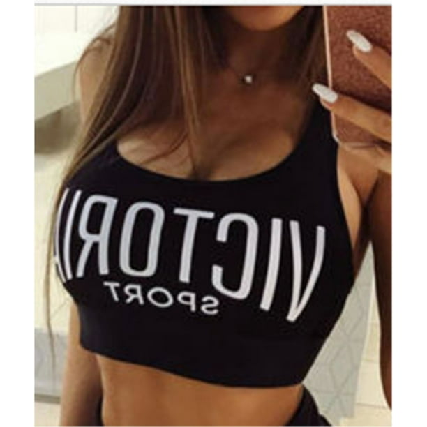 Fitness Women Sports Bra Breathable Crop Top Running Gym Tank Tops Ladies  Seamless Padded Push Up Bras Workout Wear 