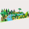 thumbnail image 4 of MOC River Valley Animal Scene Particle Building Blocks Assembly, 4 of 5