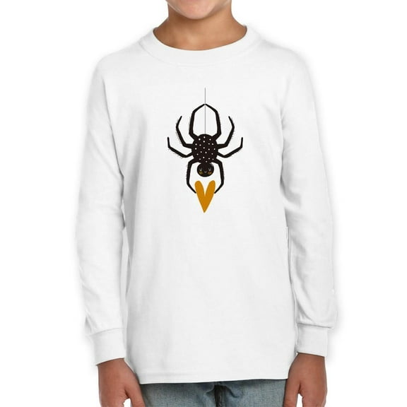 Funny Cute Spider W Heart Long Sleeve Toddler -Image by Shutterstock, 2 Toddler