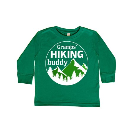 

Inktastic Gramps Hiking Buddy Mountains and Trees Gift Toddler Boy or Toddler Girl Long Sleeve T-Shirt