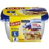 (4 pack) (4 Pack) Glad Food Storage Containers - Tall Entree Container - 42 oz - 2 Containers