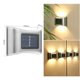 thumbnail image 2 of Luz de pared solar decoración al aire libre jardín patio hogar luz de pared impermeable arriba y abajo luminosa luz de pared decorativa al aire libre, 2 of 3