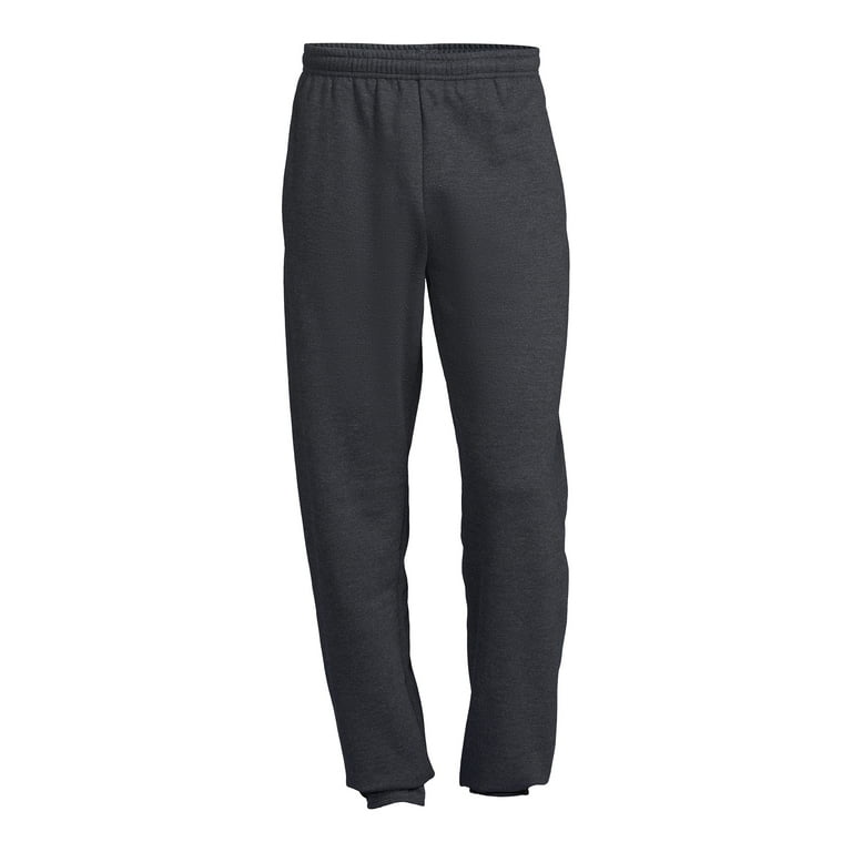 Athletic Works Men's Fleece Elastic Bottom Sweatpants, Sizes S-4XL