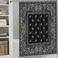 thumbnail image 2 of Bandana Pattern Shower Curtain Bathtub Decor Bathroom Fabric Waterproof Curtains Shower, 2 of 6