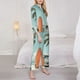 thumbnail image 3 of Balery Vintage Surf Van Beach Conjunto de Pijama con Estampado para Mujer, Conjunto de Dos Piezas con Manga Larga, Ropa de Dormir Suave con Bolsillos, Pijamas Cómodos-XX-Large, 3 of 7