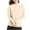 Beige, variant on RYRJJ Women's Seamless Sweater Mock Neck Long Sleeve Knitted Pullover Sweaters Fall Winter Warm Soft Base Layer Shirt Tops(Orange,M)