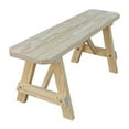 thumbnail image 3 of Yellow Pine Traditional Backless Bench – Size 5ft, 6ft, 8ft, 3 of 31
