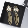 thumbnail image 3 of Swans Elegant Vintage Copper-Colored Lace Bookmarks Set of 2 - Stainless Steel Book Markers for Gifts, Readers, and Book Lovers, 3 of 5