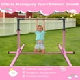 thumbnail image 4 of EUROCO Expandable Gymnastics Bar for Kids, Height Adjustable Horizontal Training Bar Home Gym, 4 of 7