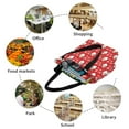 thumbnail image 5 of Japuie Merry Christmas Santa Claus A Print Women's Crossbody Tote Handbag,Shoulder Bag,Casual Tote,Satchels Crossbody Purse,Top-handle Tote Handbag,for Travel College Work, 5 of 7