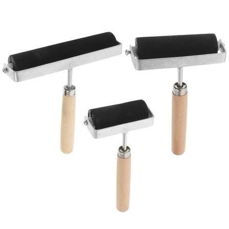 ifundom 3-Piece Large Area Paint Roller Set with Nonslip Handle, Multi-Color, and Easy to Use