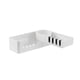 thumbnail image 1 of Inteprter Estante de esquina giratorio soporte de estante de almacenamiento de perforación libre con ganchos ocultos para cocina de baño Juegos de accesorios de baño Negro Inteprter HA025529-02, 1 of 6