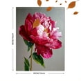 thumbnail image 3 of Large Peony Oil Painting Canvas Print Wall Art for Living Room Office Hotel Hallway, 3 of 8