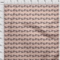thumbnail image 3 of oneOone Cotton Silk Light Peach Fabric Flower Artistic Sewing Fabric By The Yard Printed Diy Clothing Sewing Supplies 42 Inch Wide, 3 of 4