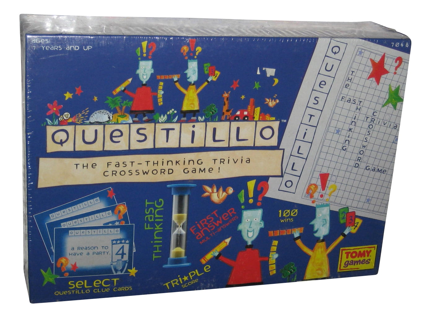 Questillo The Fast Thinking Trivia Crossword Tomy Game - Walmart.com