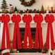 thumbnail image 5 of 30cm Mini Artificial Christmas Tree with Floral Baubles Pinecones and Bows Ready to Use Tabletop Holiday Decor, 5 of 9