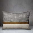 thumbnail image 3 of Creative Products Gray and Linen Stripe 14x20 Spun Poly Pillow, 3 of 3