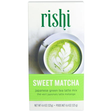 Rishi Tea, Japanese Green Tea Latte Mix, Sweet Matcha, 4.4 oz (pack of