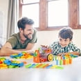 thumbnail image 3 of Domino Set Up Train 60Pcs Domino Train Toy Blocks Set with Lights and Sounds Creative Birthday Gifts for Kids, 3 of 6