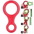thumbnail image 3 of Descenso De Cuerda Figura 8 De Alta Resistencia 35KN Para Equipo De Rescate De Escalada, 3 of 7