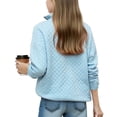 thumbnail image 4 of Children's Thick Pullover Sweatshirt Solid Color, Casual Loose, Heavy Winter Top, 4 of 5