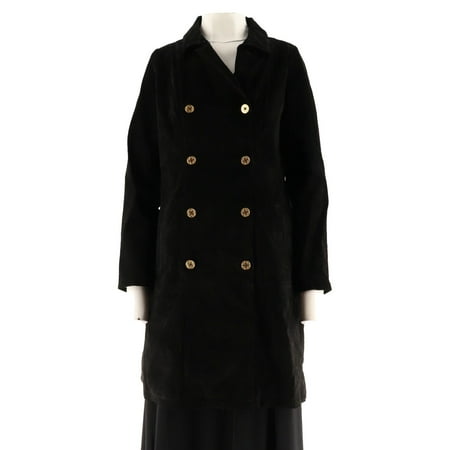 - C Wonder Double Breasted Suede Trench Coat A282695