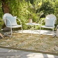 thumbnail image 3 of Unique Loom Outdoor Botanical Collection Area Rug - Keukenhof (10'  x 12' Rectangle Green/Beige), 3 of 7