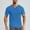 A_ Blue, variant on YLSDY Fashion Men Casual Slim Fit Short Sleeve T Shirt Soft Lightweight V-Neck Tee Base Layer Basic Undershirt Basketball Jersey Dark Gray L